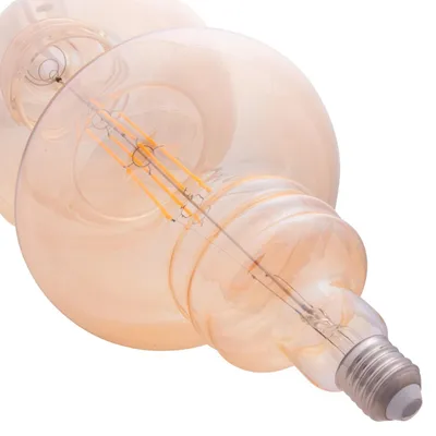 Llambë LED filament, 8W, E27, 3000K, ngjyrë ari, e zbehtë, FH4053.02 - 3
