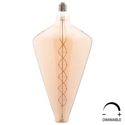 Llambë LED filament 8W E27 3000K ngjyrë ari, e zbehtë - 1
