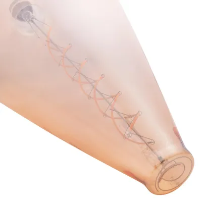 Llambë LED filament 8W E27 3000K ngjyrë ari, e zbehtë - 4