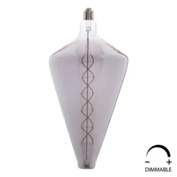 Llampë LED filament, ngjyrë tymi, FH4054.03, 8W, E27, 3000K, me ndriçim të rregullueshëm