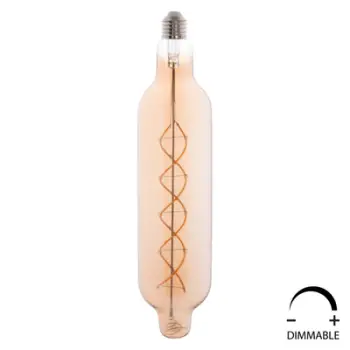 Llambë LED filament, ngjyrë ari, FH4055.02, JHD-NW7775, 8W, E27, 3000K, e zbehtë