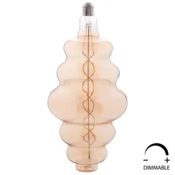 Llambë LED filament, ngjyrë ari, FH4056.02, 8W, E27, 3000K, e zbehtë