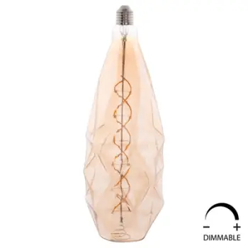 Llambë LED filament, 8W, E27, 3000K, ngjyrë ari, e zbehtë, FH4058