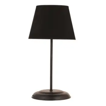 Llambë tavoline metalike e zezë FH7569.01 25x50Y cm