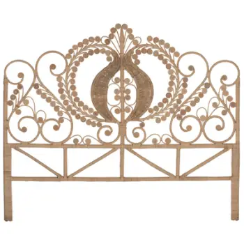 Kokë krevati të bërë nga rattan për përdorim profesional 160cm.FH9358