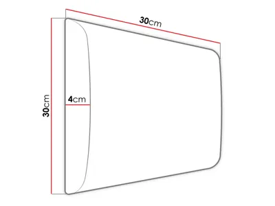 Panel muri me tapiceri 30x30 (30 x 4 x 30), Kaltër - 3
