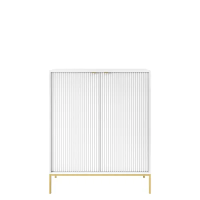 Komodë e lartë Mijano Gold MK104 (104 x 125 x 39) - 1