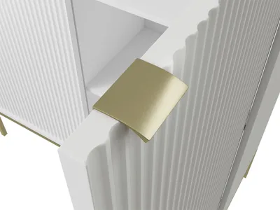 Komodë e lartë Mijano Gold MK104 (104 x 125 x 39) - 4