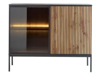 Komodë me xham Dornis K104 (104 x 83 x 39)