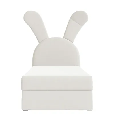 Shtrat kontinental BUNNY LIGHT 100x200 + dyshek, bardhë - 1