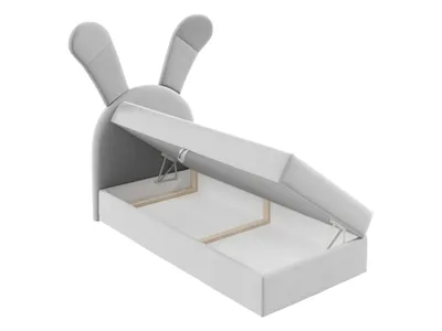 Shtrat kontinental BUNNY LIGHT 100x200 + dyshek, bardhë - 3