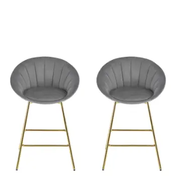 Set stolash me tapiceri H112, 2 copë (58 x 87 x 52)