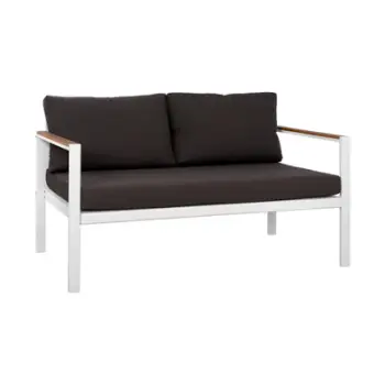 Divan 2 vendësh alumini FH5523.01 i bardhë