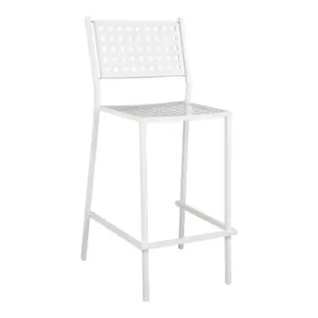 Karrige për bar Olympias Metalike FH5528.02 ngjyrë e bardhë 47x58x111 cm