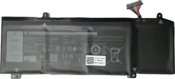Bateri për laptop Dell 4C, 60WHr, Li-Ion, e zezë