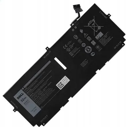 Bateri për laptop Dell, 4C, 52WHr, Li-Ion, e zezë - 2
