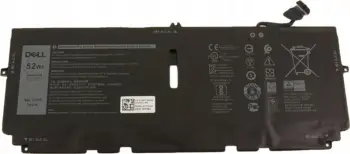 Bateri për laptop Dell, 4C, 52WHr, Li-Ion, e zezë
