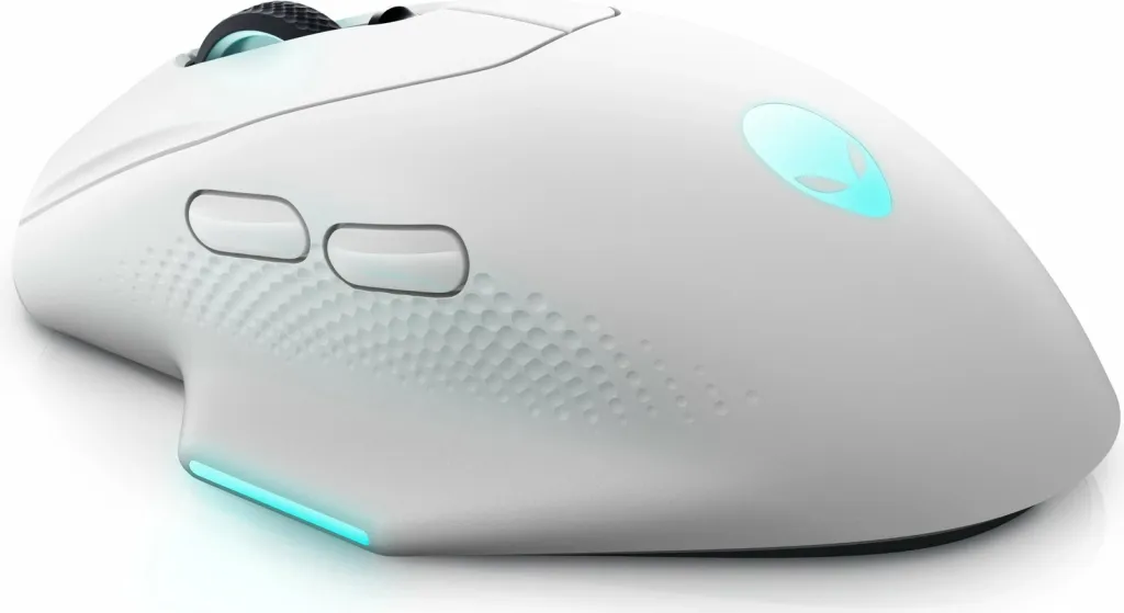 Maus Dell Alienware Pro Wireless RF, USB Type-C, 26000 DPI, i bardhë - 2