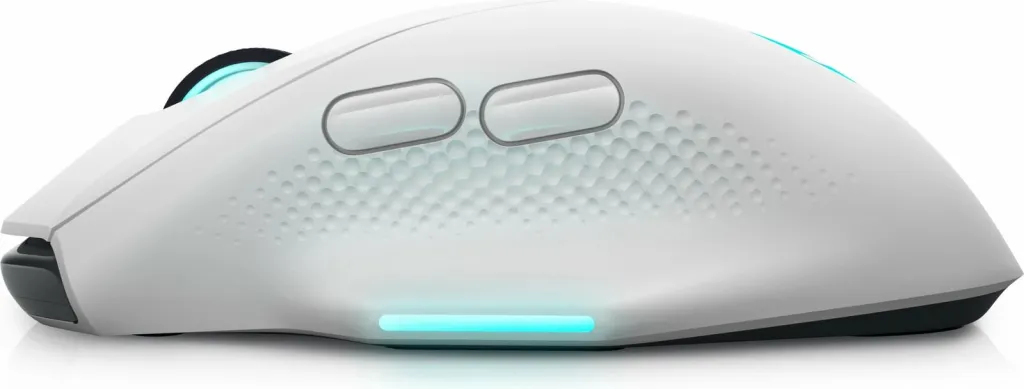 Maus Dell Alienware Pro Wireless RF, USB Type-C, 26000 DPI, i bardhë - 3