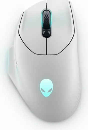 Maus Dell Alienware Pro Wireless RF, USB Type-C, 26000 DPI, i bardhë