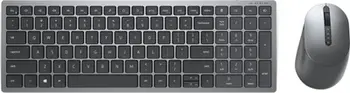 Set tastierë dhe maus Dell KM7120W, wireless, multi device, gri titan