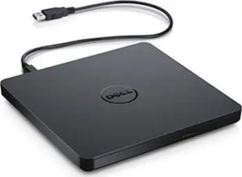Disk i jashtëm, Dell Slim, DVD-RAM - USB 2.0, i zi