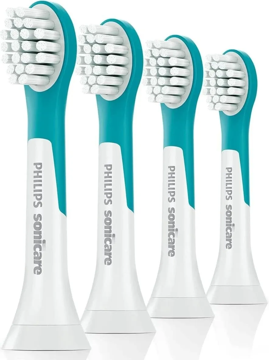 Set kokash për furçë dhëmbësh Philips, 4 copë, të bardha/kaltërta - 1