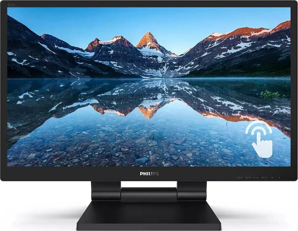 Monitor Philips B-line 242B9T, 24", Full HD, me prekje, i zi - 1