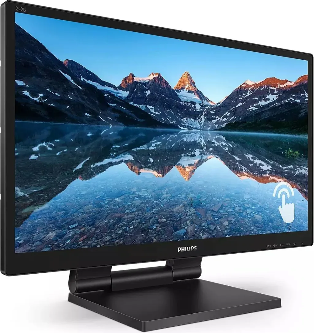 Monitor Philips B-line 242B9T, 24", Full HD, me prekje, i zi - 4