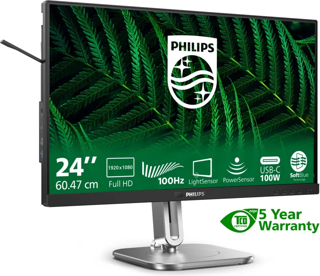 Monitor Philips 5000 Series 24B2G5301/00, 23.8", Full HD, i zi - 2