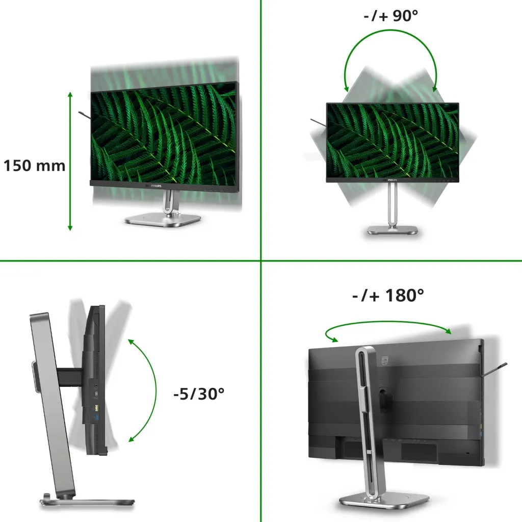 Monitor Philips 5000 Series 24B2G5301/00, 23.8", Full HD, i zi - 4