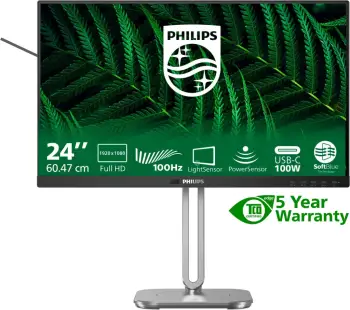 Monitor Philips 5000 Series 24B2G5301/00, 23.8", Full HD, i zi