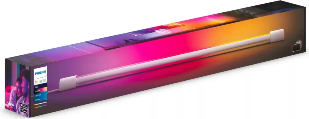 Lampë e mençur tavoline Philips Hue White and Colour Ambience Play Gradient, LED, e bardhë - 3