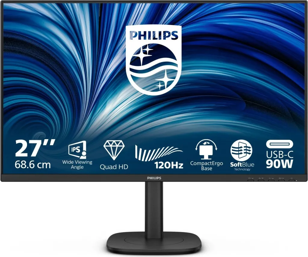 Monitor Philips 3000 Series 27B2U3601/00, 27", Quad HD 2560 x 1440, i zi - 11