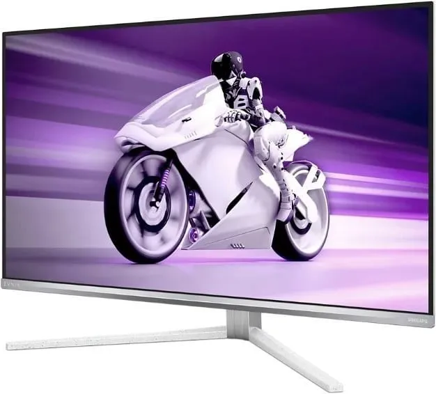 Monitor Philips 32M2N8900, 31.5 inç, QD-OLED, 4K, FreeSync, i bardhë - 3