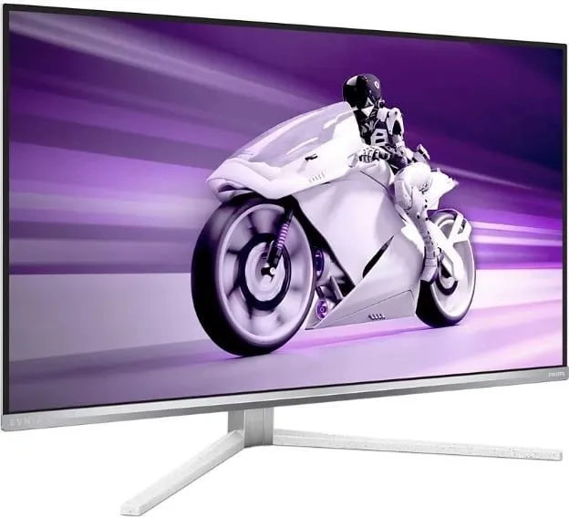 Monitor Philips 32M2N8900, 31.5 inç, QD-OLED, 4K, FreeSync, i bardhë - 6