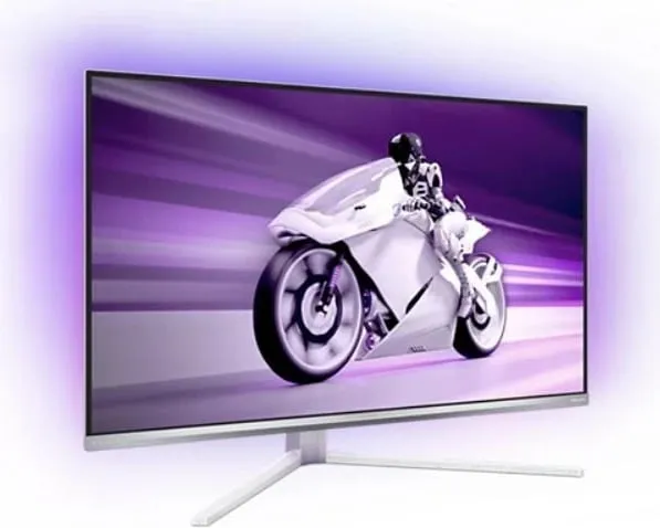 Monitor Philips 32M2N8900, 31.5 inç, QD-OLED, 4K, FreeSync, i bardhë - 7
