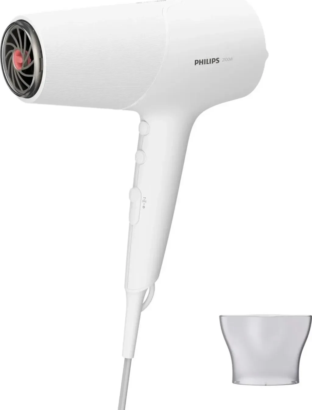 Tharëse flokësh Philips 5000 BHD500/00, 2100W, jonizim, e bardhë - 1