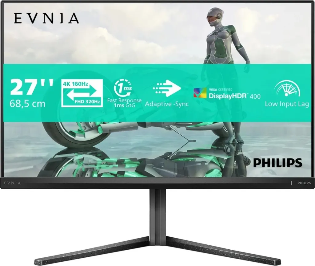 Monitor Philips Evnia 3000 27M2N3800A, 27", 4K Ultra HD, gri - 1