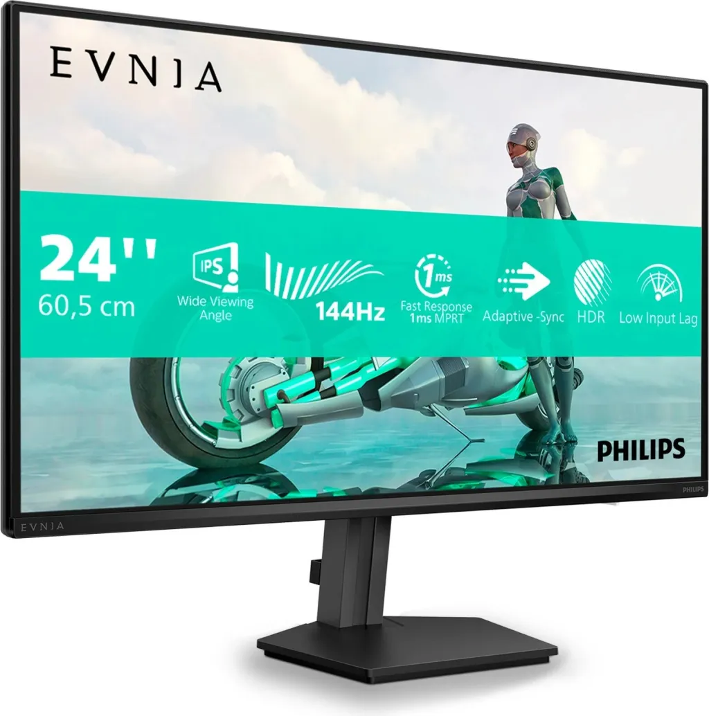 Monitor Philips Evnia 3000 24M2N3200NF, 23.8", Full HD, gri - 2