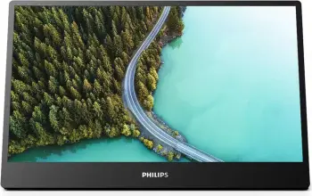Monitor Philips 3000 series 16B1P3302/00, 15.6", Full HD, LED, e zezë