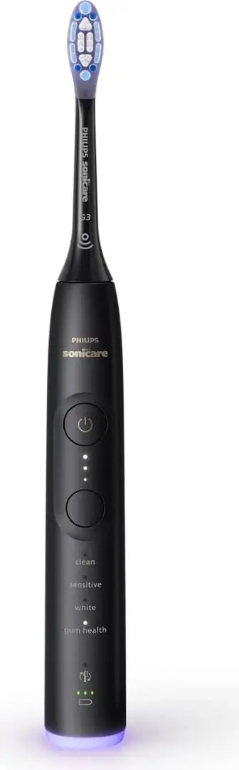 Furçë dhëmbësh elektrike sonike, Philips, Sonicare 7100 HX7421/01, me etui udhëtimi, e zezë