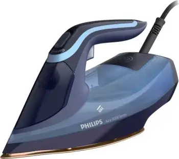 Hekur me avull Philips DST8020/20, 3000W, pllakë SteamGlide Elite, blu