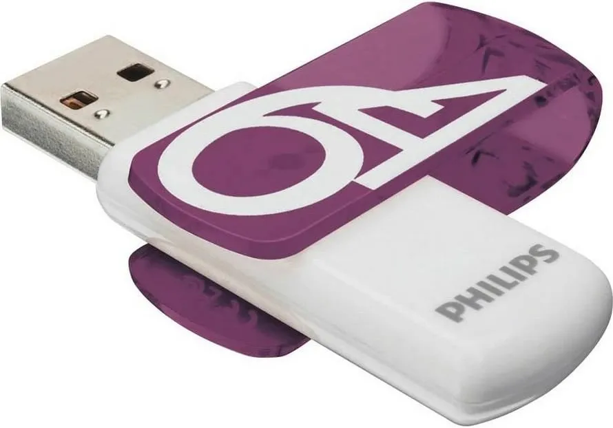USB stick Philips Vivid Edition 64GB 2-pack, Magic Purple - 2