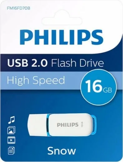 USB stick Philips Snow Edition 16GB Ocean Blue - 1