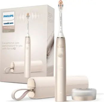 Furçë dhëmbësh sonike Philips HX9992/11 e rikarikueshme, me kuti udhëtimi, White