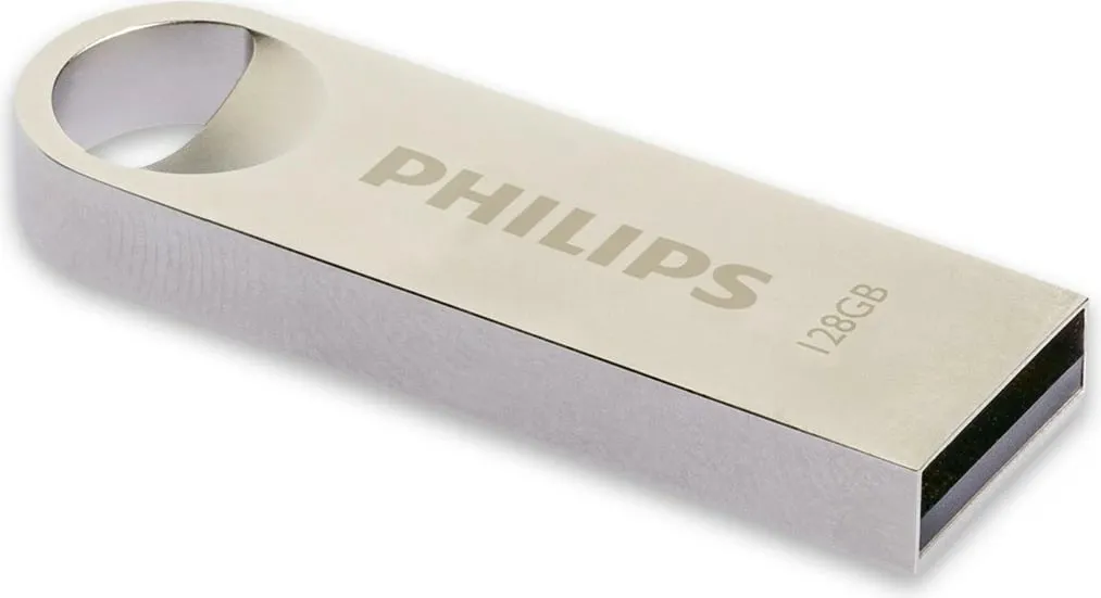 USB flash Philips Moon 2.0, 128GB, e zezë - 3