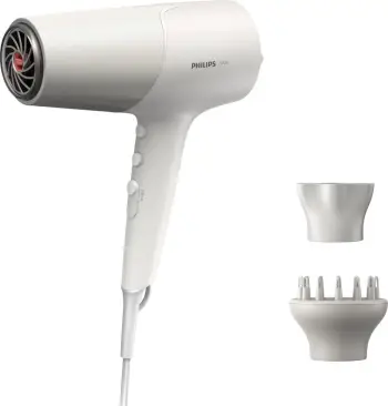 Tharëse flokësh, Philips, 5000 Series BHD501/20, madhësi standarde, e bardhë