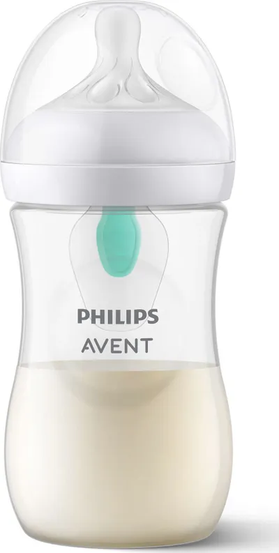 Biberon Philips Avent Responsive AirFree SCY673/01, 260 ml, pa BPA, transparent - 4