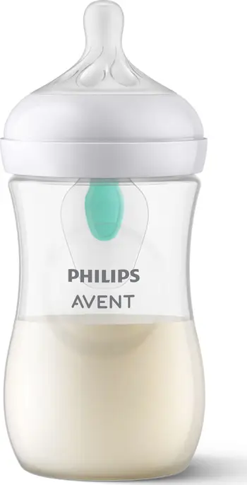 Biberon Philips Avent Responsive AirFree SCY673/01, 260 ml, pa BPA, transparent